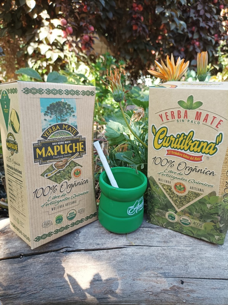 Mate Mix orgánico con mate de Viaje