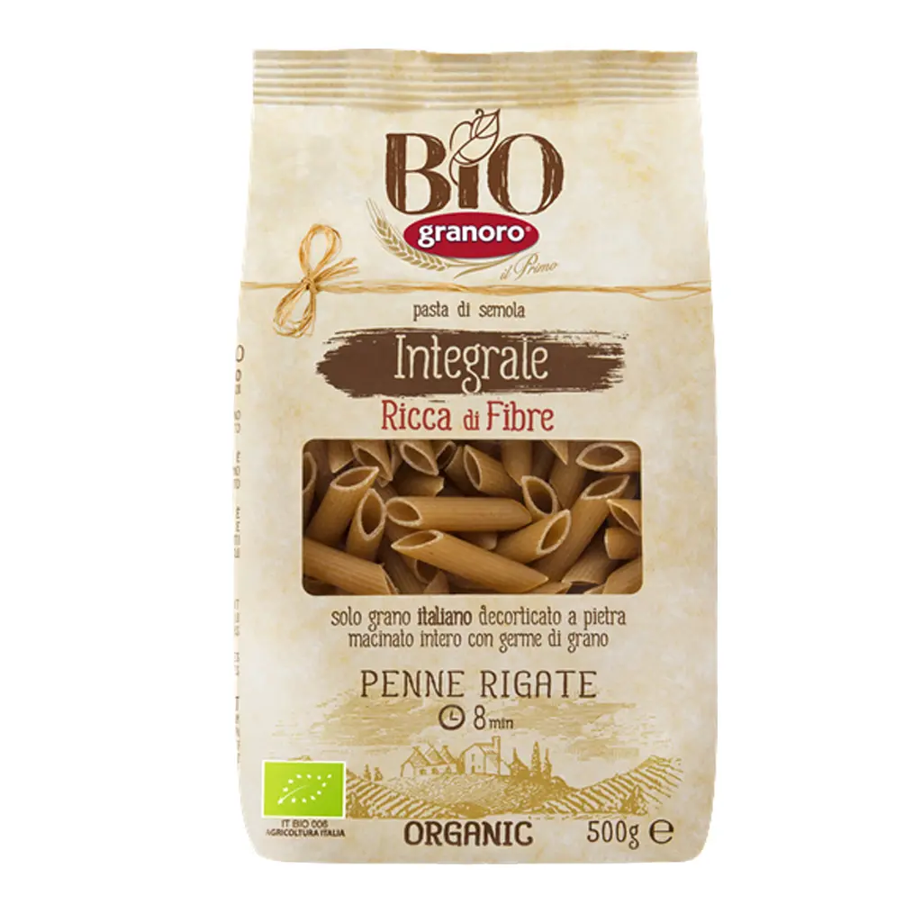 Pasta Penne Rigate integral - Granoro Bio