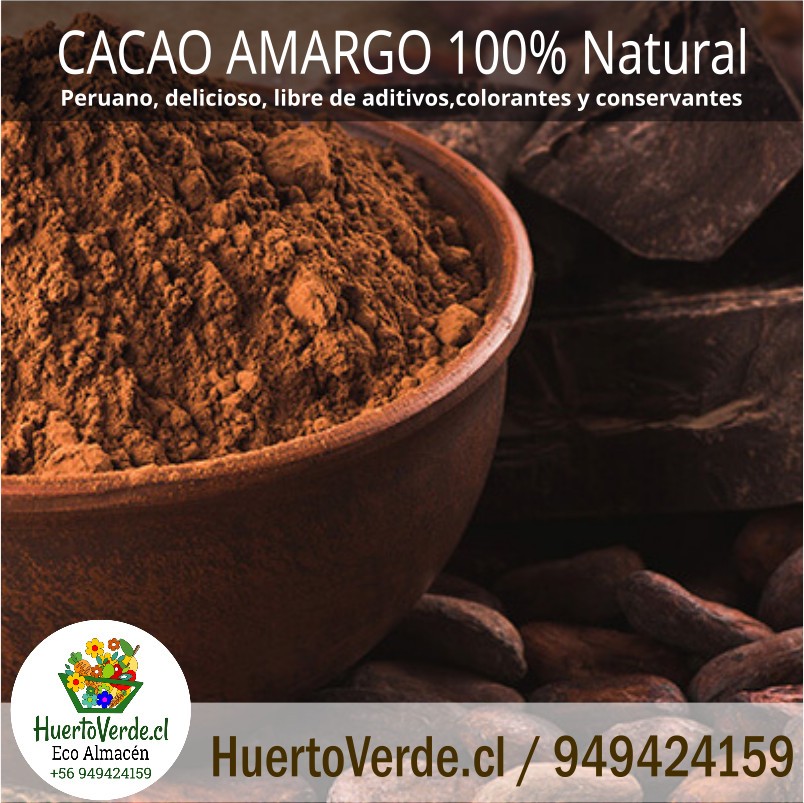 Cacao amargo natural