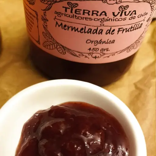 Mermelada de Frutillas Orgánicas