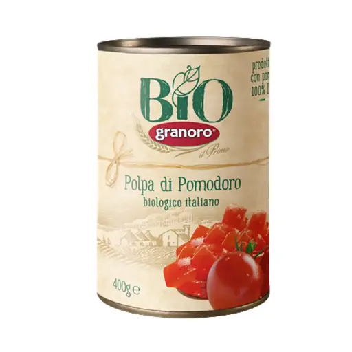Salsa pulpa de tomate orgánica BIOgranoro · 400g
