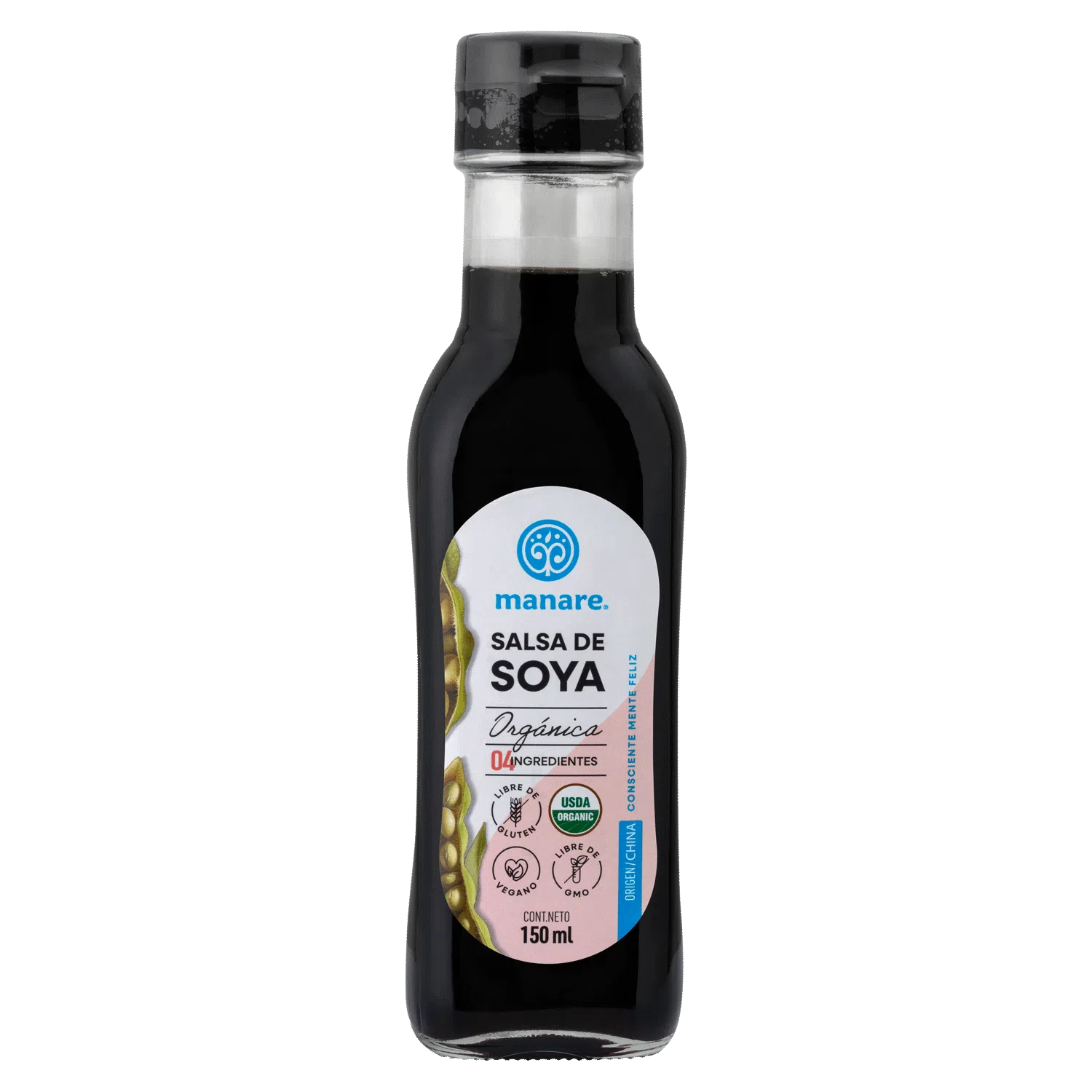 Salsa de Soya Orgánica - 150 ml.
